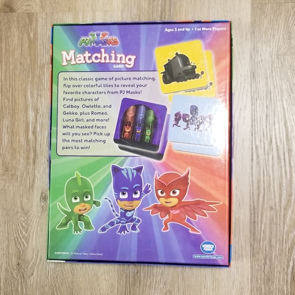 Toys Pj Masks Matching Game Poshmark
